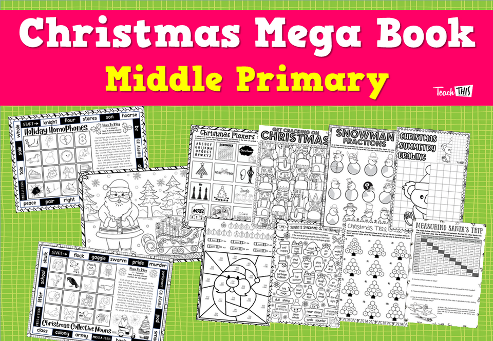 Christmas Mega Book – Middle Primary