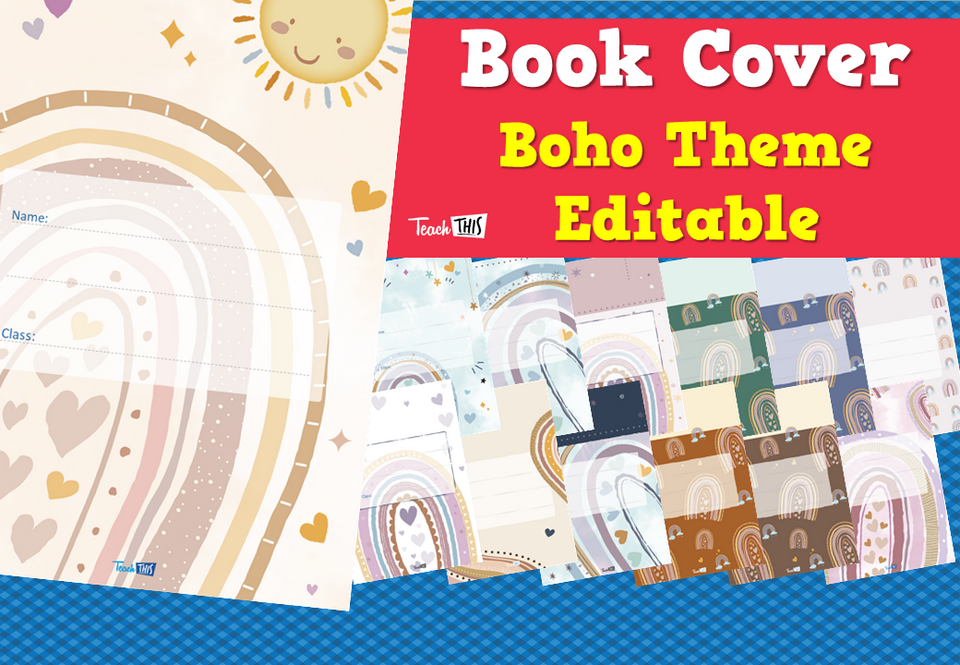 Book Cover - Boho Theme Editable