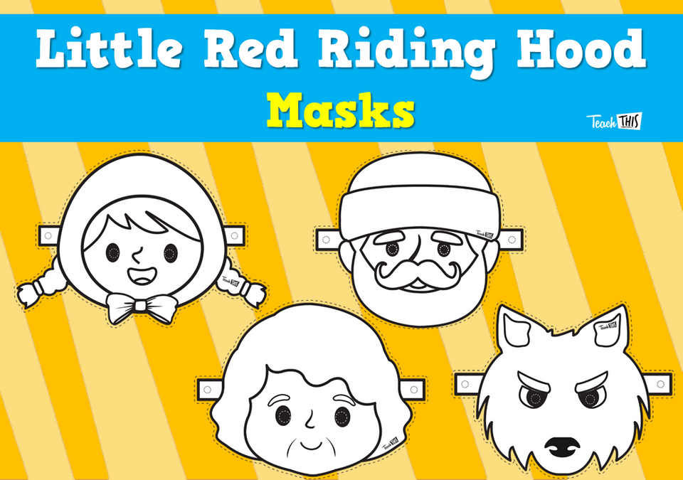 Little Red Riding Hood Masks