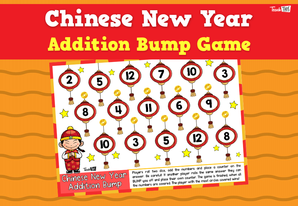 Chinese New Year - Addition Bump Game