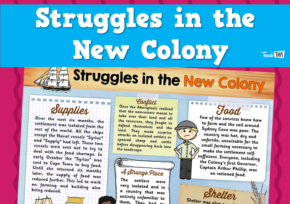 Struggles in the New Colony