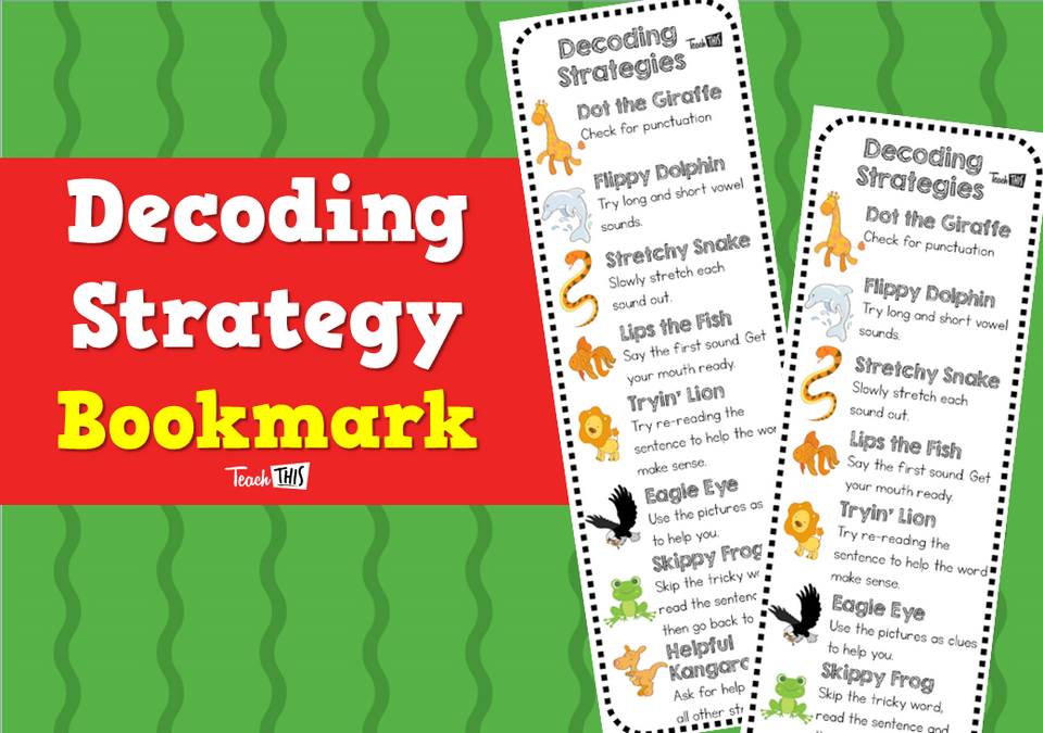 Decoding Strategy Bookmark