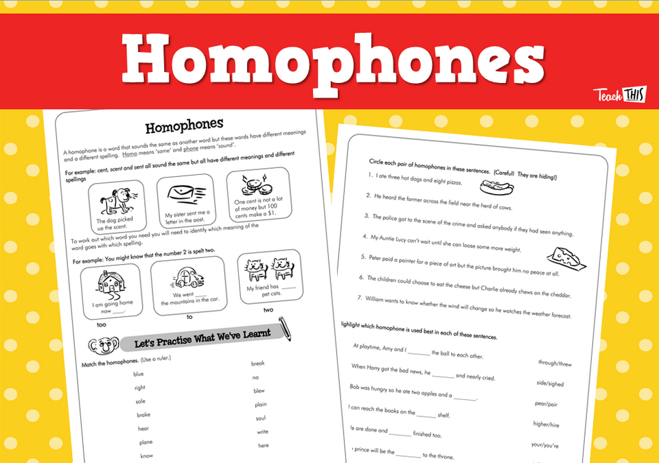 Homophones