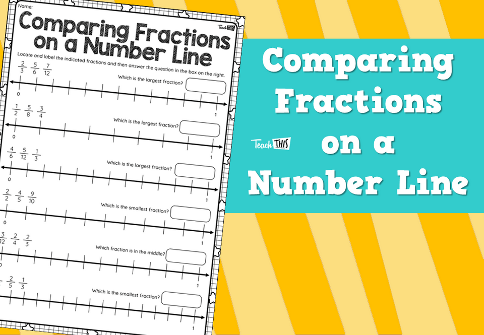 Comparing Fractions on a Number Line