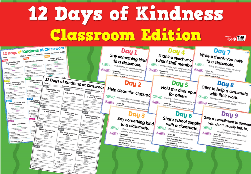 12 Days of Kindness - Classroom Edition