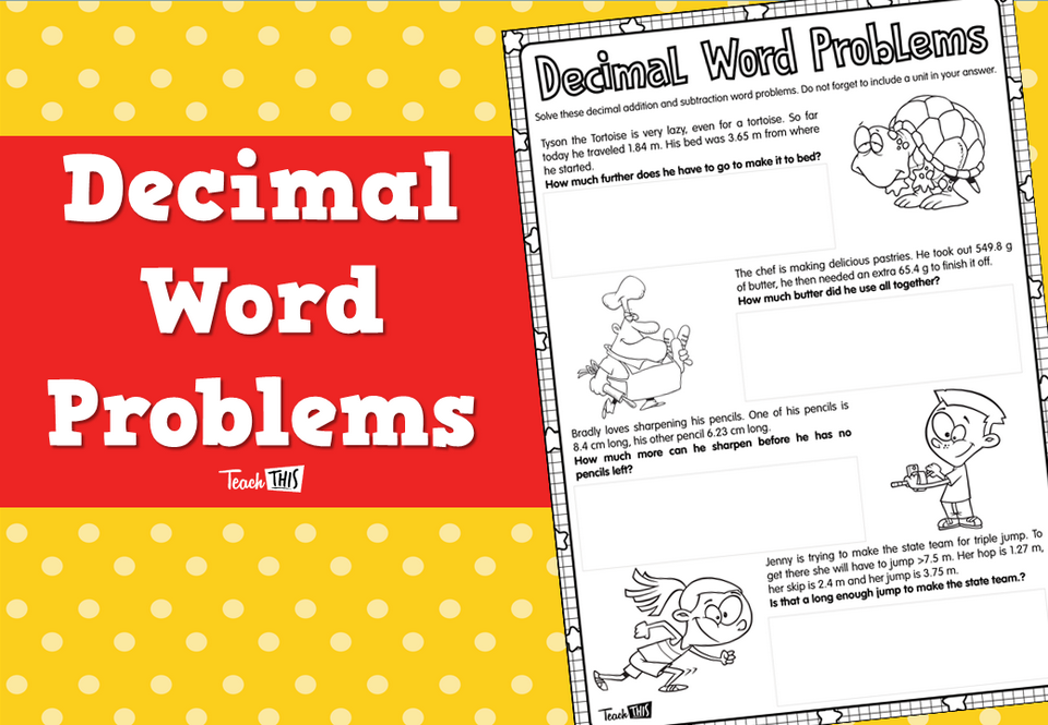 Decimal Word Problems