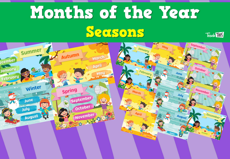 Months of the Year - Seasons