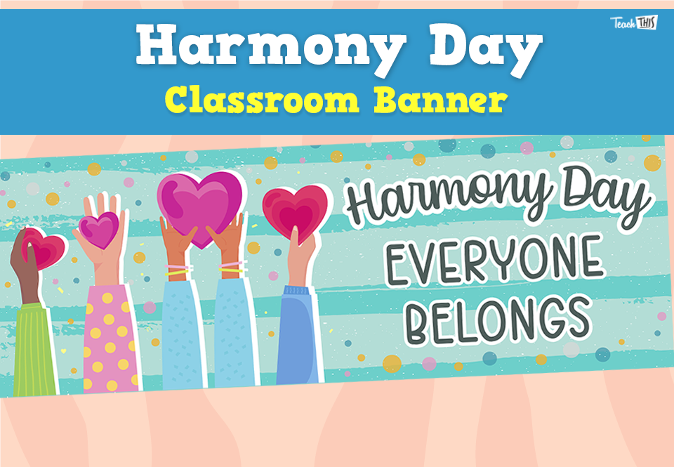 Harmony Day - Classroom Banner