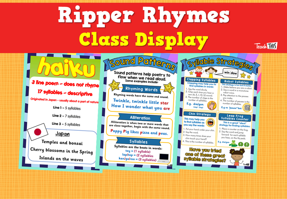 Ripper Rhymes Class Display