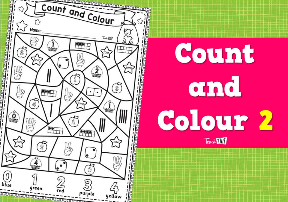 Count and Colour - Number 2