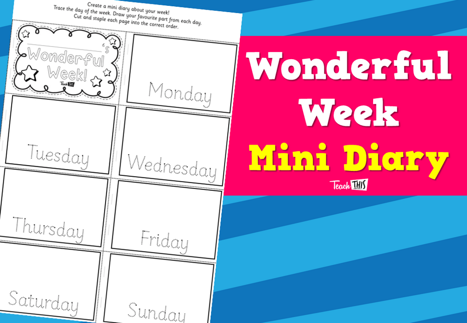 Wonderful Week Mini Diary