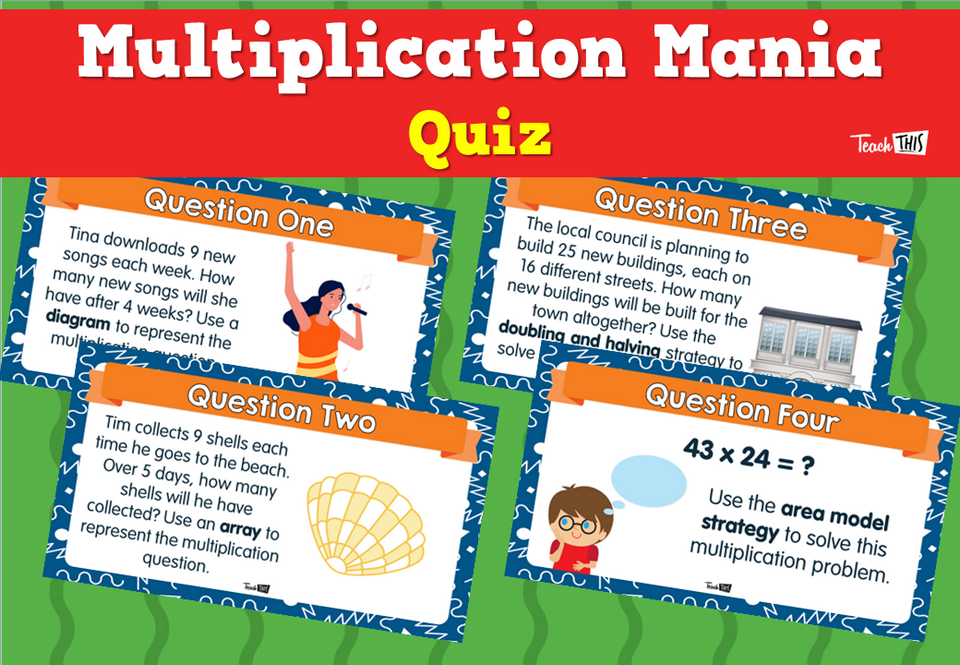 Multiplication Mania Quiz