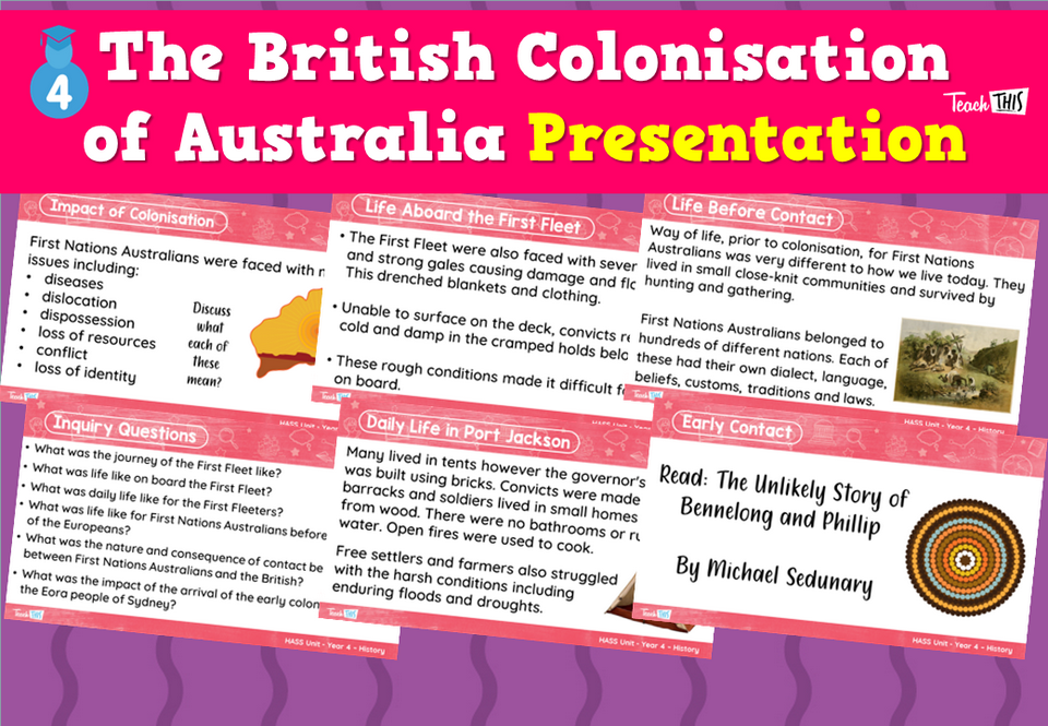 The British Colonisation of Australia - Presentation