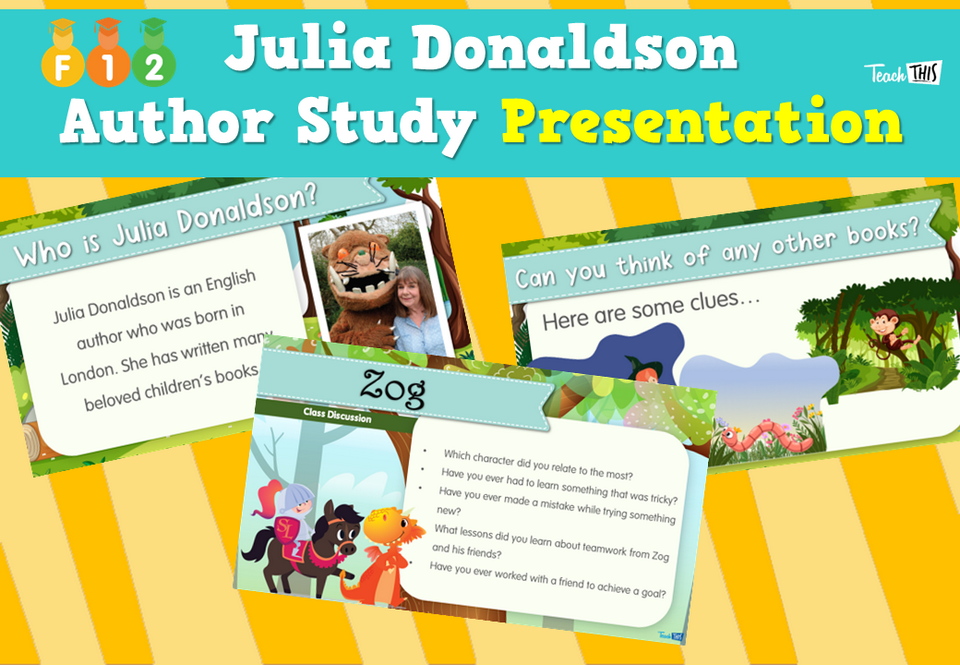 Julia Donaldson Author Study - Presentation