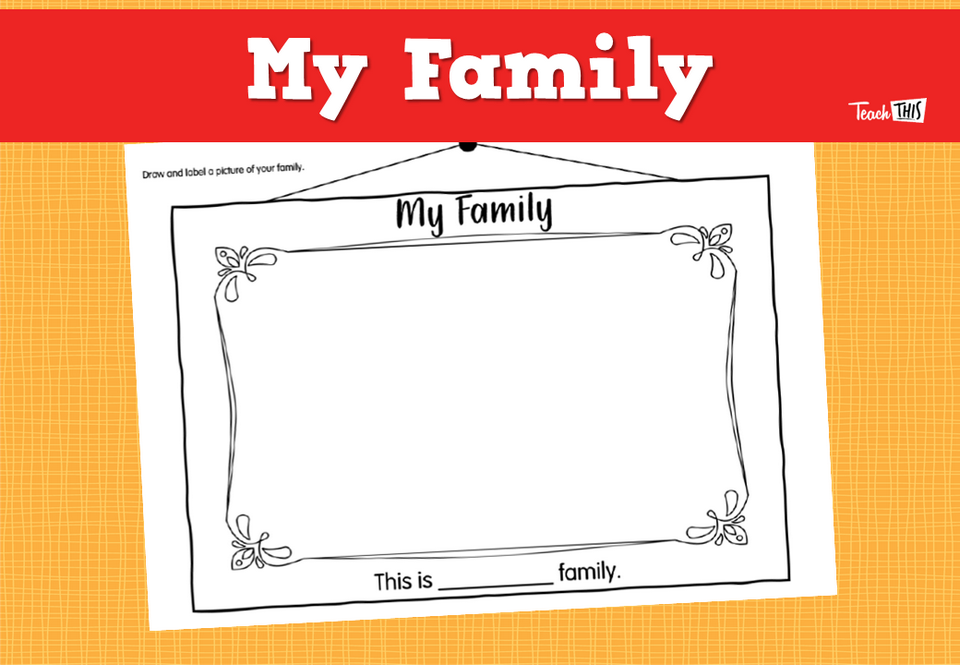 My Family - Worksheet