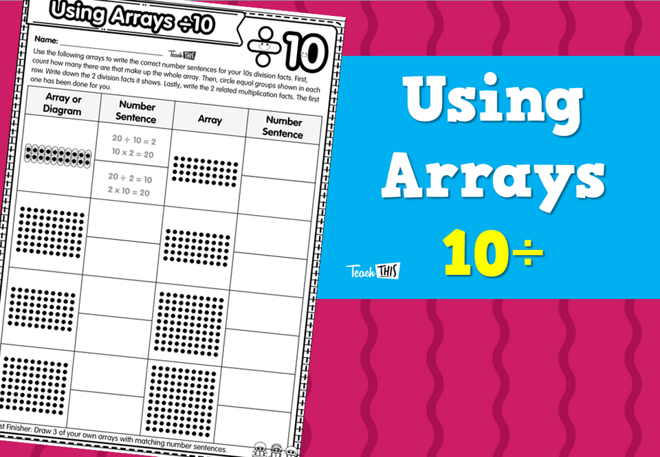 Using Arrays- 10÷