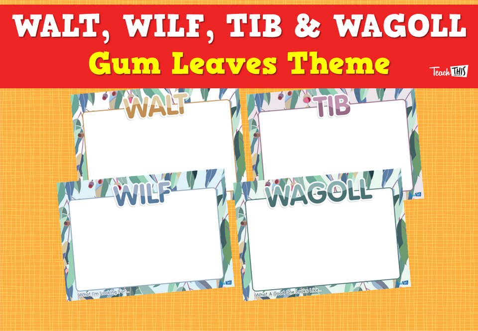 WALT, WILF, TIB, WAGOLL - Gum Leaves Theme