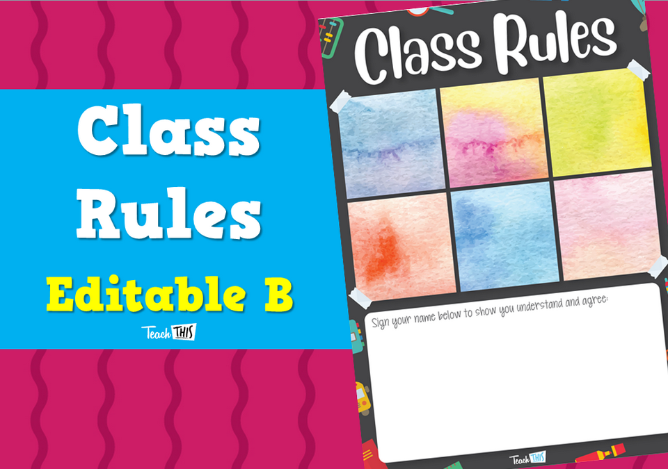 Class Rules - Editable B
