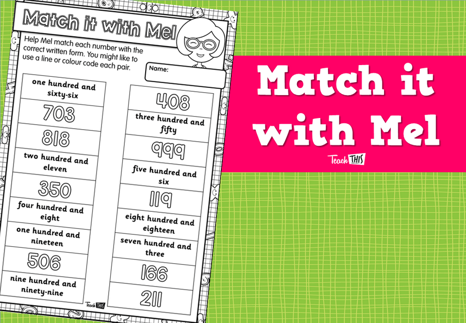 Match it with Mel