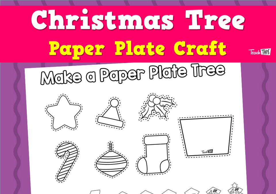 Christmas Tree - Paper Plate Craft