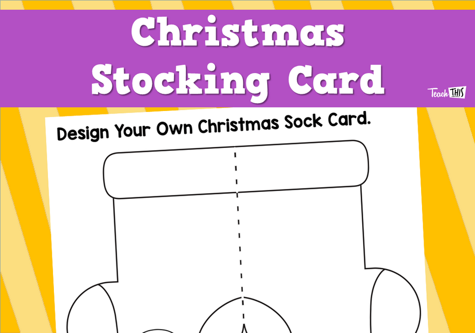 Christmas Stocking Card