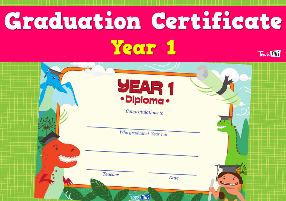 Graduation Certificate - Year 1