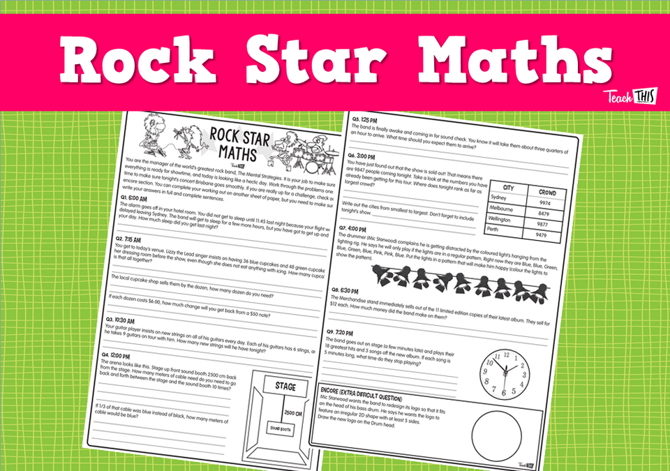 Rock Star Maths