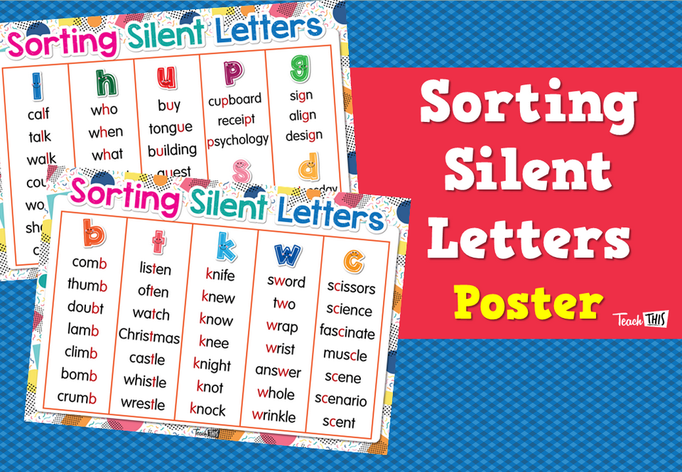 Sorting Silent Letters Poster