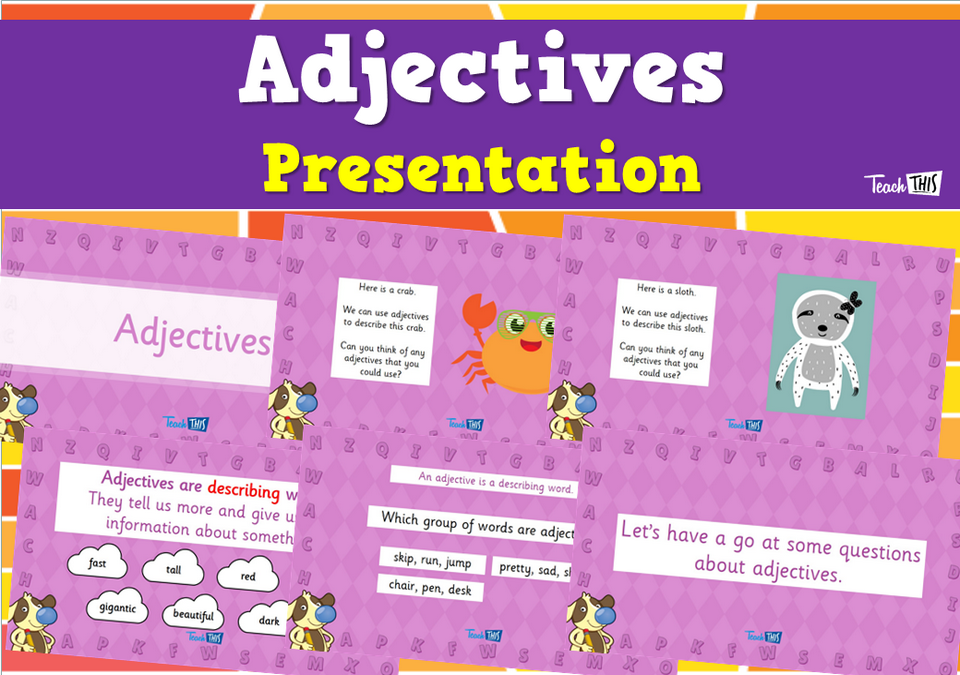 Adjectives - Presentation