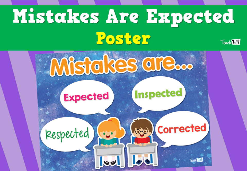 Mistakes Are Expected - Poster