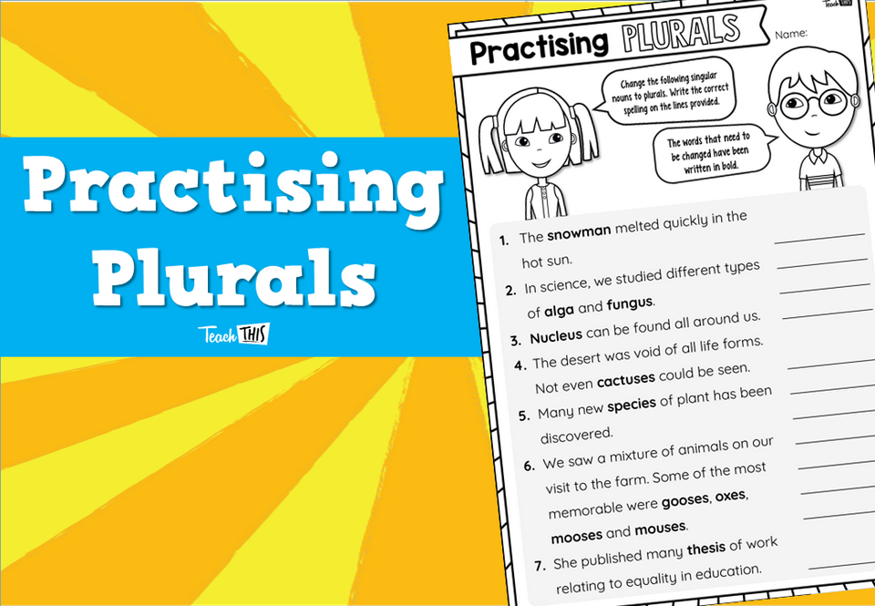 Practising Plurals