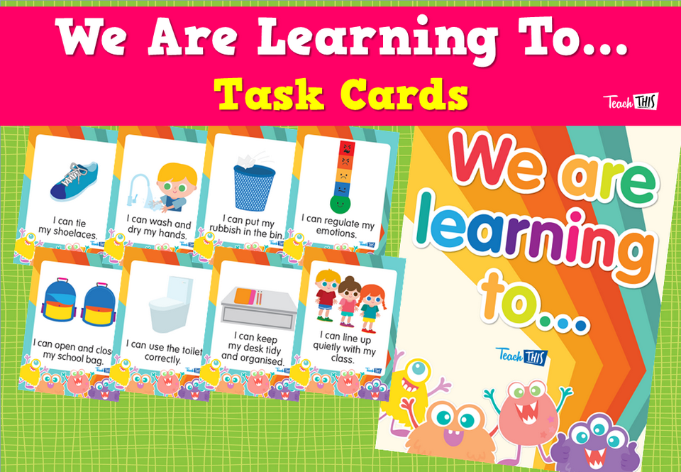 We Are Learning To... -  Task Cards