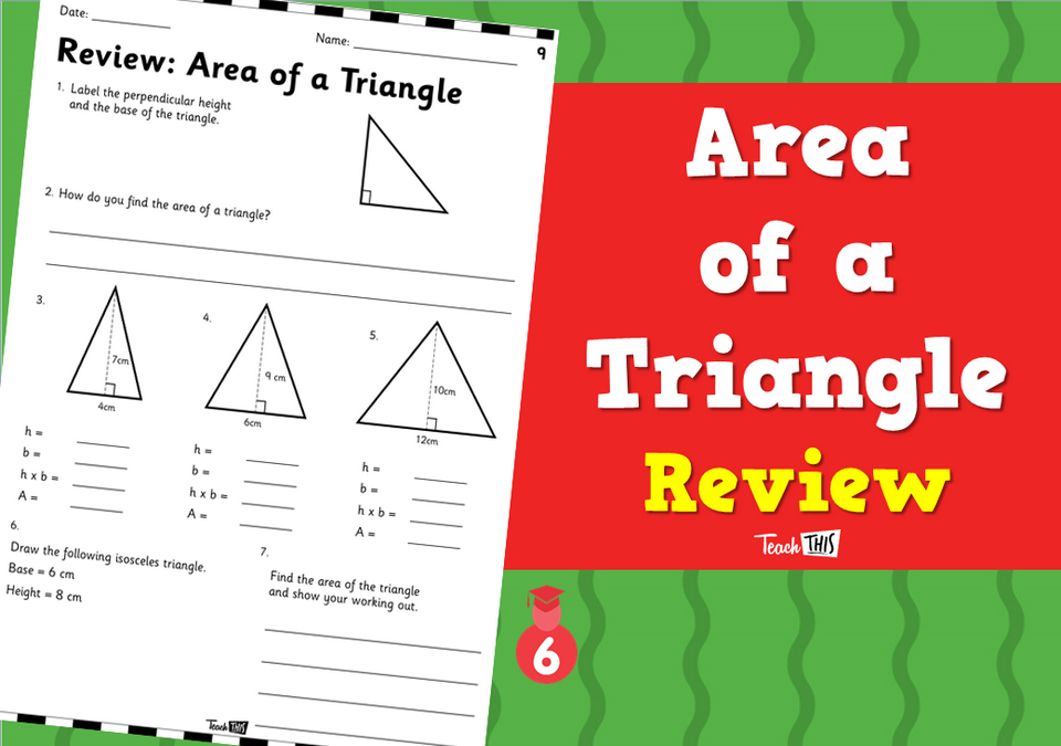 Area of a Triangle - Review
