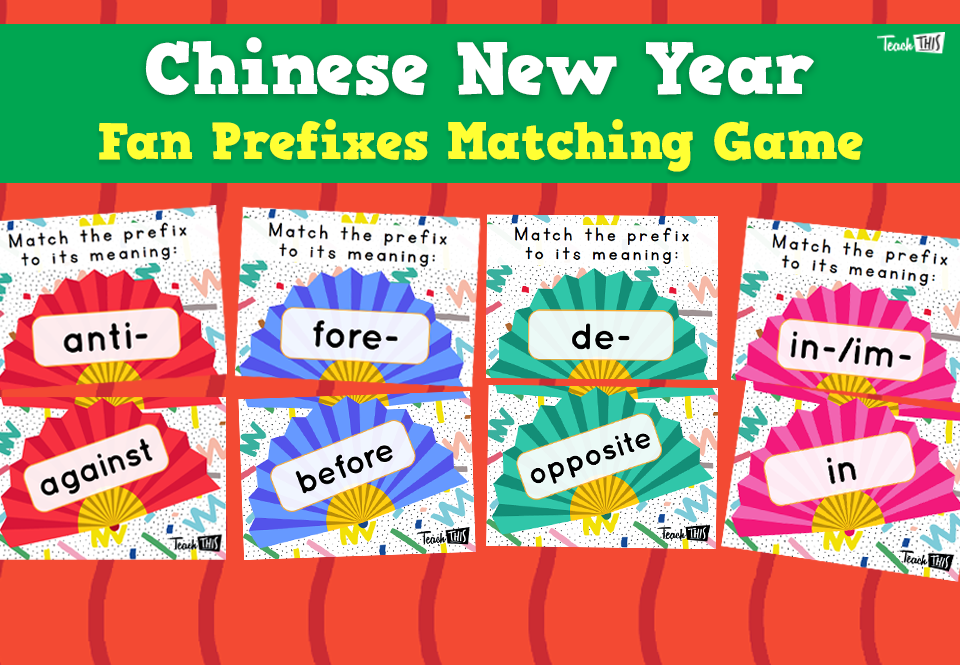 Chinese New Year - Fan Prefixes Match