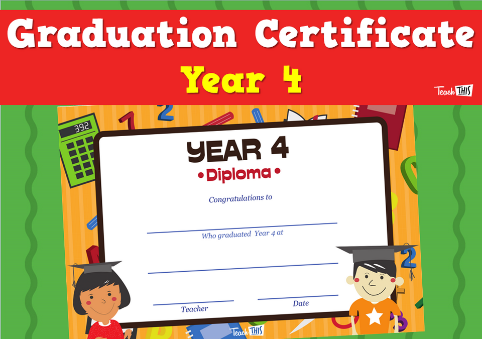 Graduation Certificate - Year 4