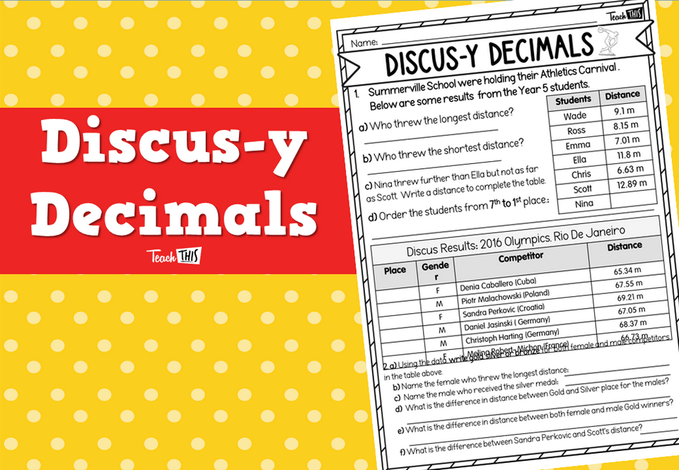 Discus-y Decimals