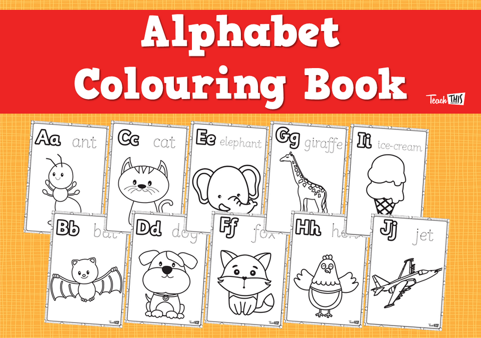 Alphabet Colouring Book