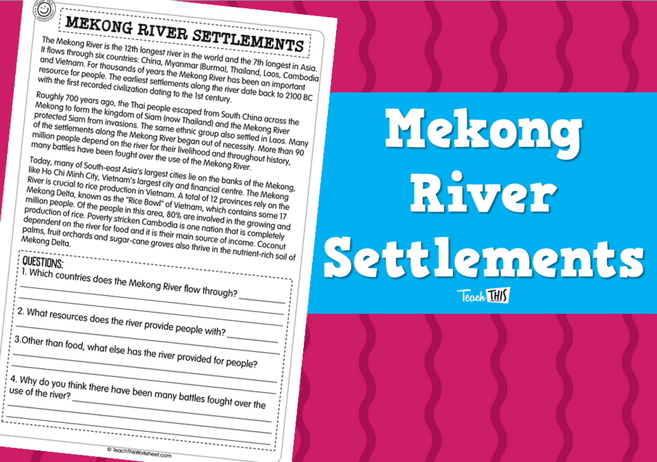 Mekong River Settlements