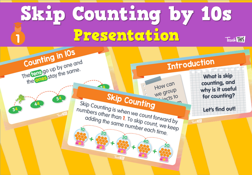 Skip Counting by 10s - Presentation