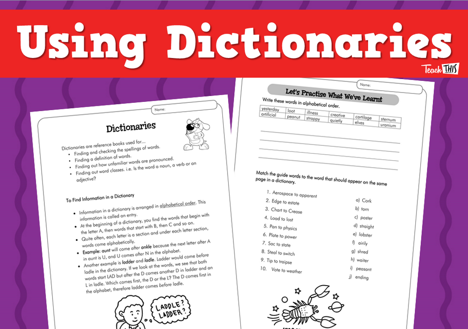 Using Dictionaries