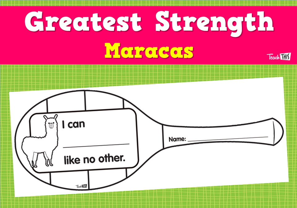 Greatest Strength Maracas Craft