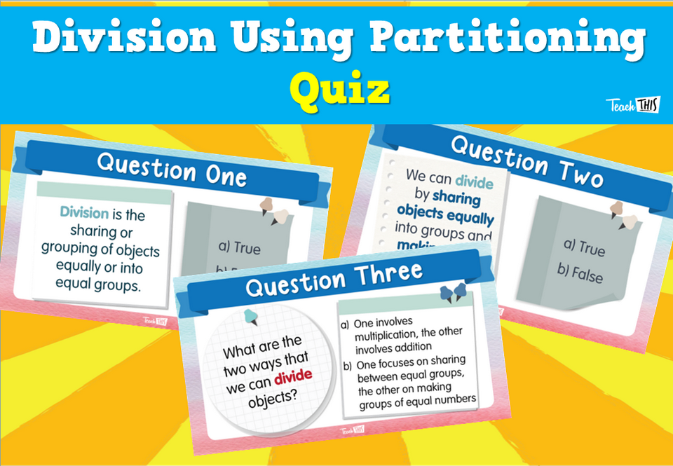 Division Using Partitioning Quiz