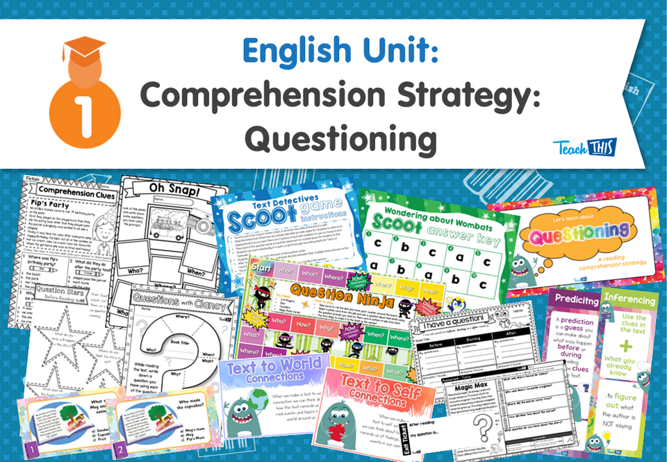 English Unit: Comprehension Strategy - Questioning