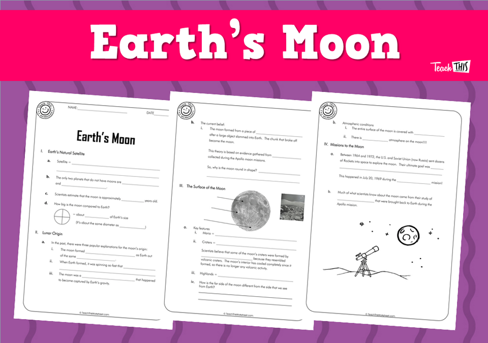 Earth's Moon (3pg)