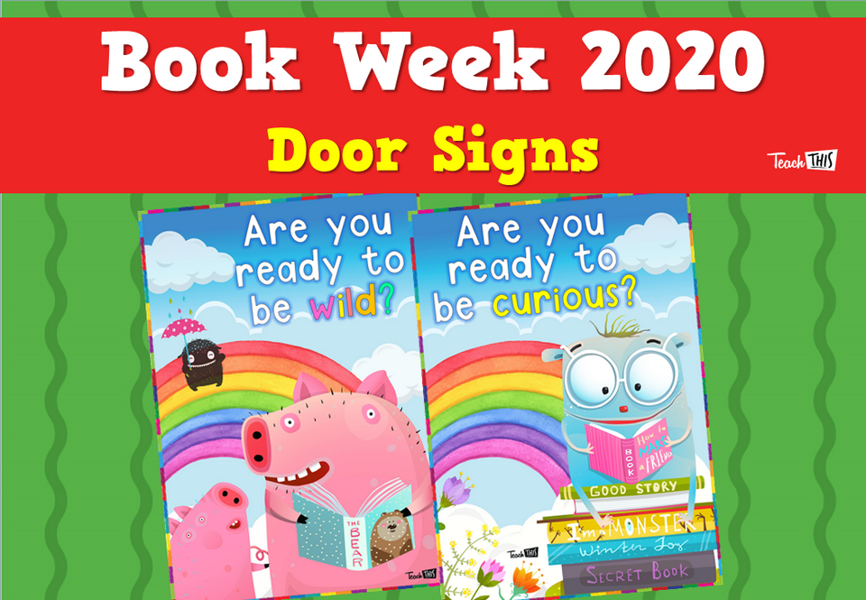 Book Week 2020 – Door Signs