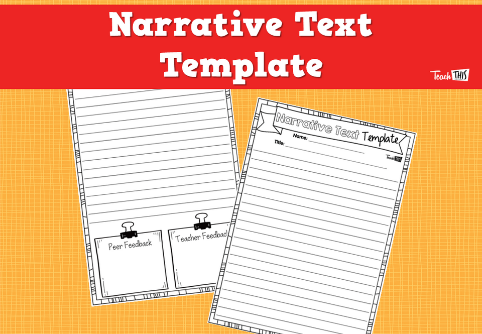 Narrative Text Template
