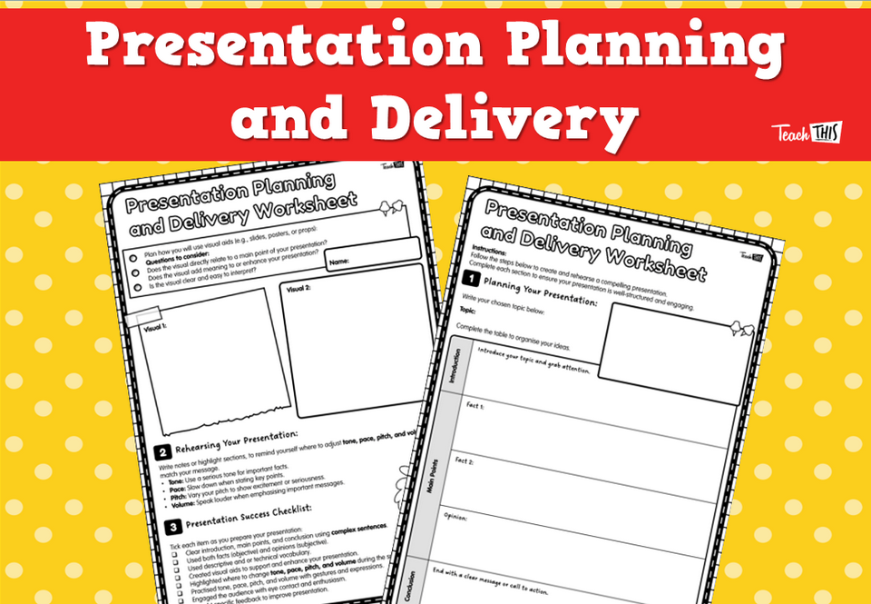 Presentation Planning and Delivery