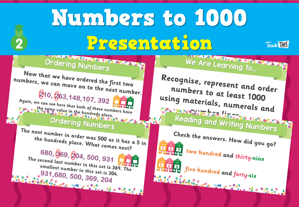 Numbers to 1000 - Presentation