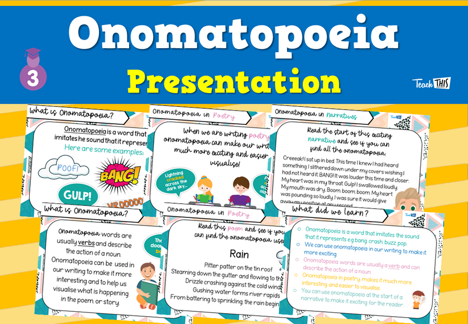 Onomatopoeia - Presentation
