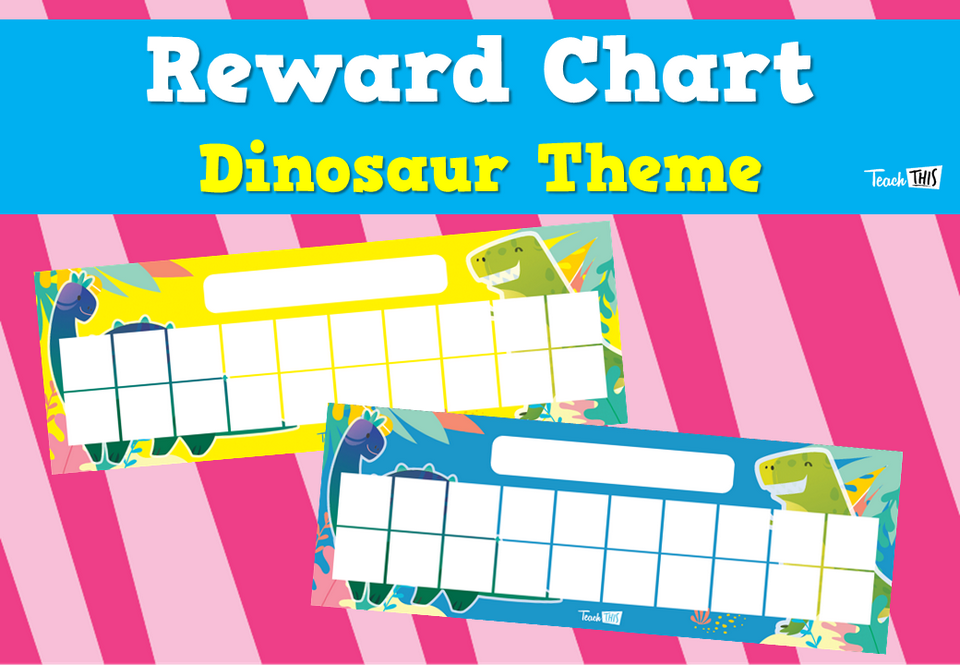 Reward Chart - Dinosaur Theme
